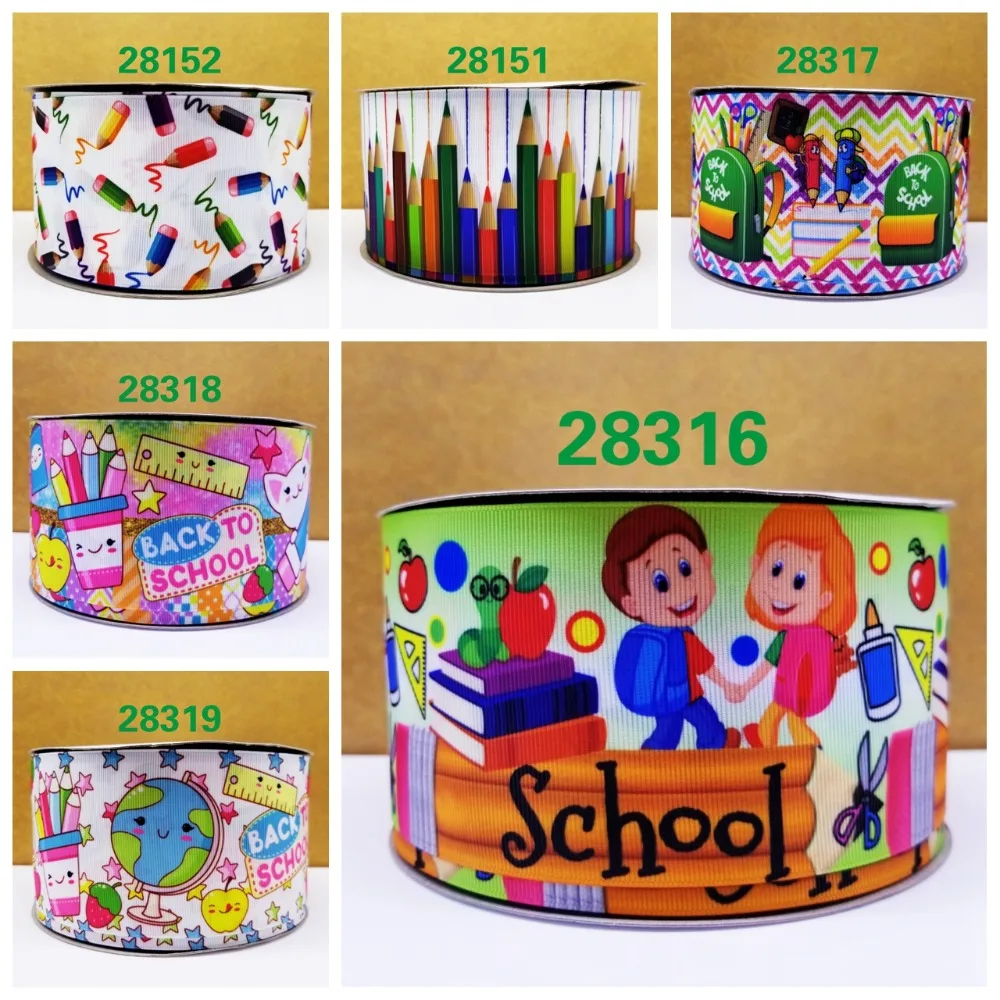 

Cartoon printed grosgrain ribbon ,satin ribbon 10 yards . 28151-M-007