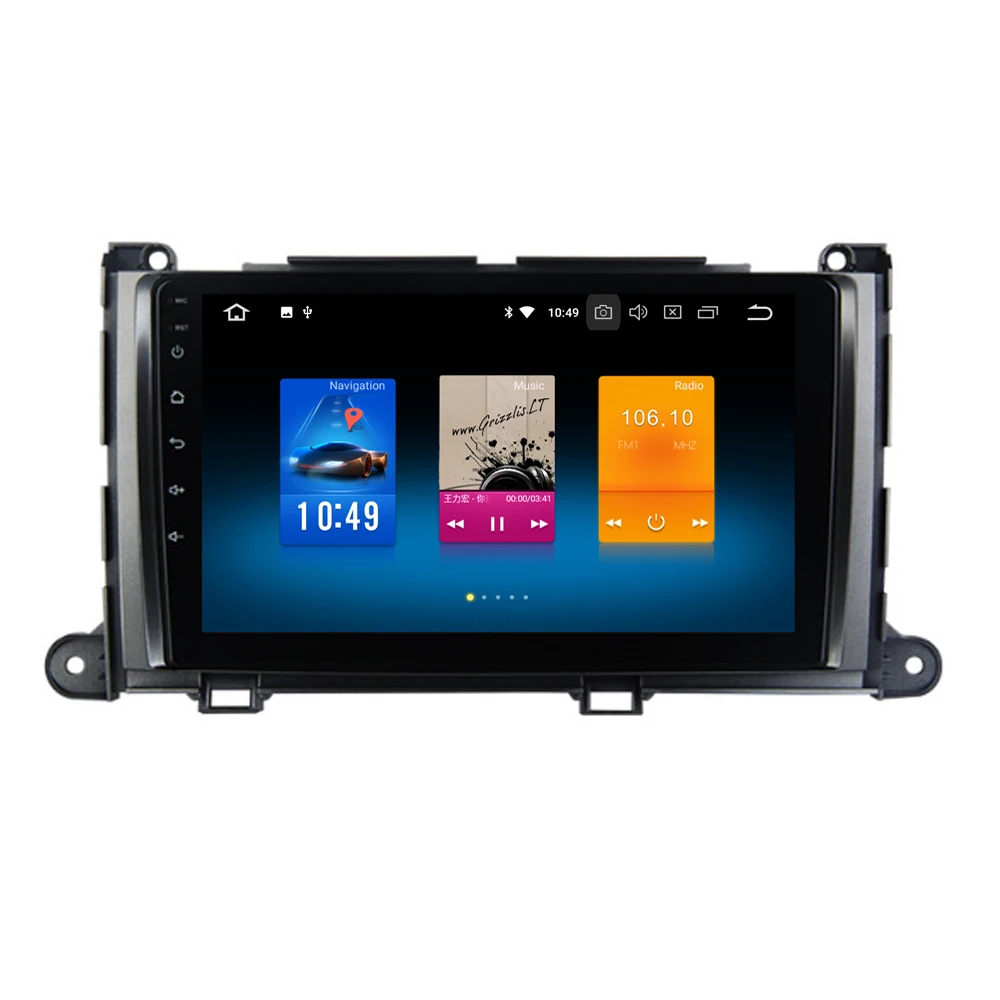

RoverOne Android 8.0 Car Radio Multimedia Player For Toyota Sienna XL30 2010-2014 TouchScreen Autoradio Bluetooth GPS Navigation