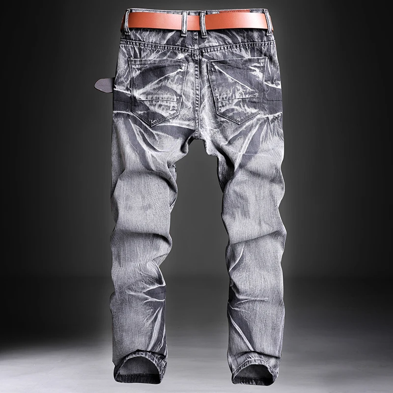 Jeans Men Male Jean Homme Mens Men'S Classic Fashions Pants Denim Biker Pant Slim Fit Baggy Straight Trousers Designer Ripped Jeans Men Male Jean Homme Mens Men'S Classic Fashions Pants Denim Biker Pant Slim Fit Baggy Straight Trousers Designer Ripped