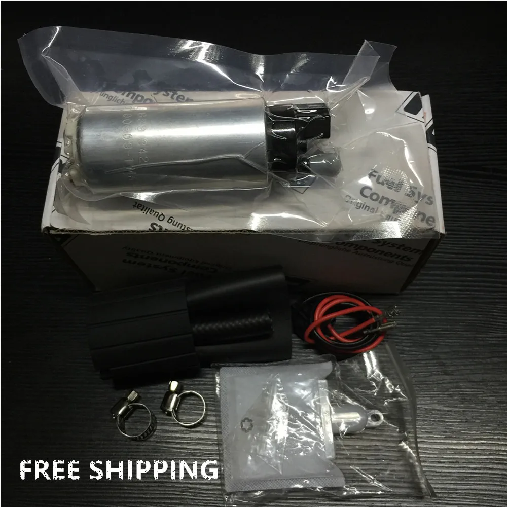 

Free shipping Universal intank fuel pump walbro gss342 fuel pump 255lph power flow