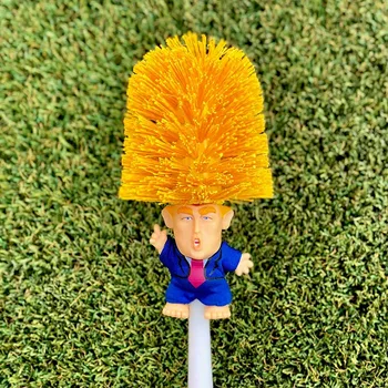 

1 Pcs Donald Trump Toilet Bowl Brush Funny Gag Gift Toilet Great Again MDP66