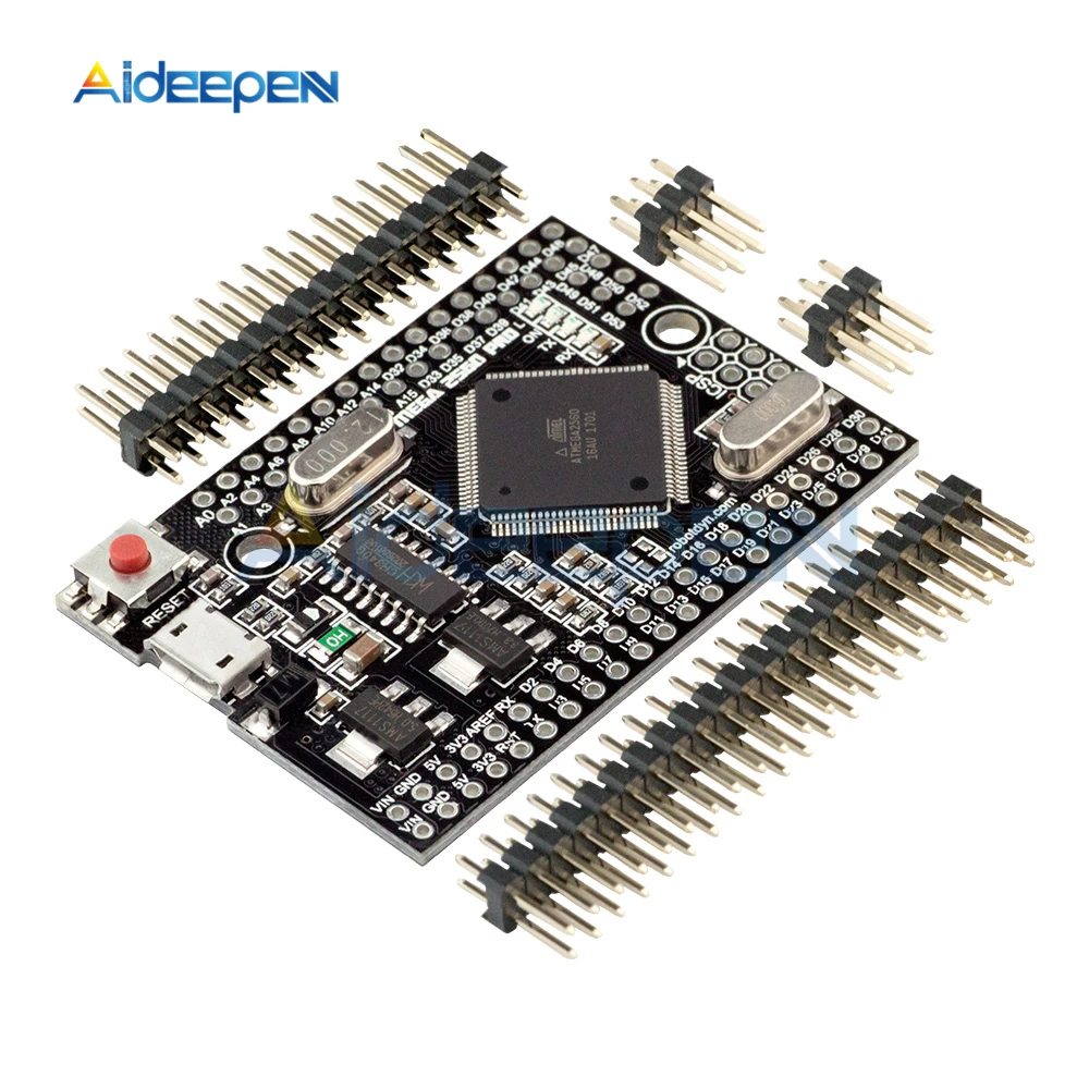 USB Серийный конвертер MEGA 2560 PRO MINI встроенный CH340G/ATMEGA2560 16AU чип с разъемами