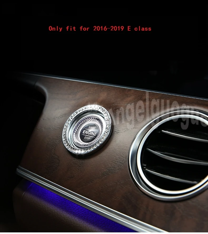 Car Ignition switch decoration sticker For Mercedes Benz 2016-2019 E class