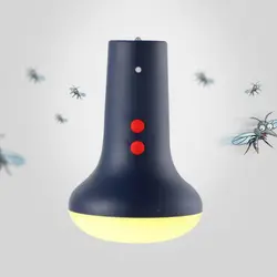 Уличная кемпинговая лампа 2 в 1 2 Вт уличная Светодиодная лампа от комаров, лампа для кемпинга, ночнушка, лампы для сна, оборудование для