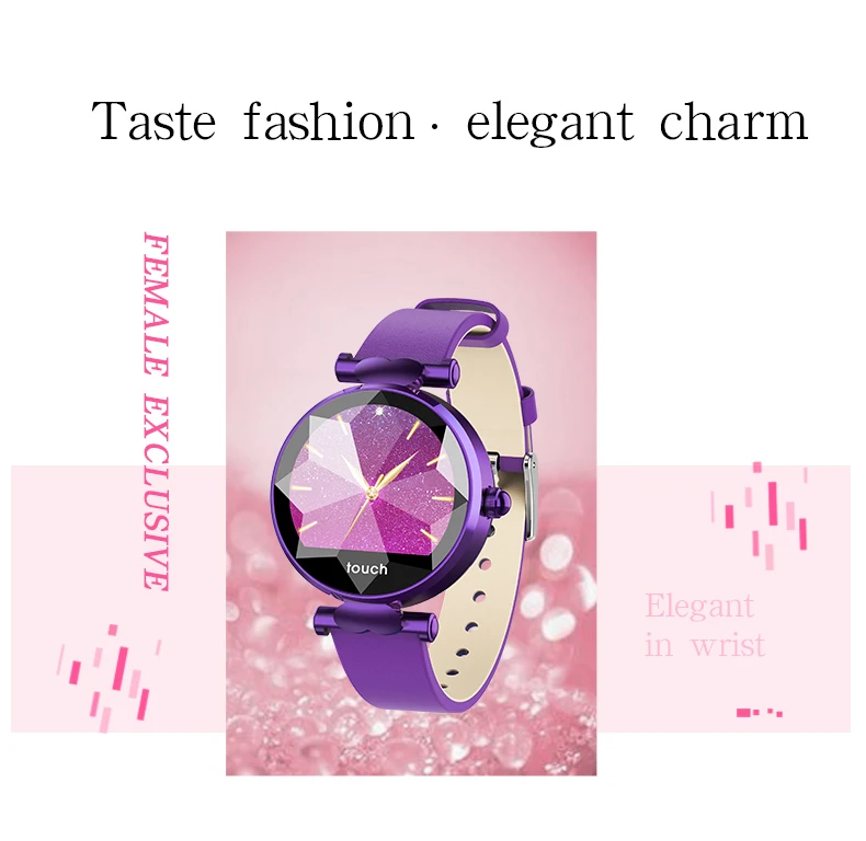 B80 Women Smart Watch Waterproof Heart Rate Monitoring Pedometer Bluetooth For Android IOS Fitness Bracelet Ladies Smartwatch (2)