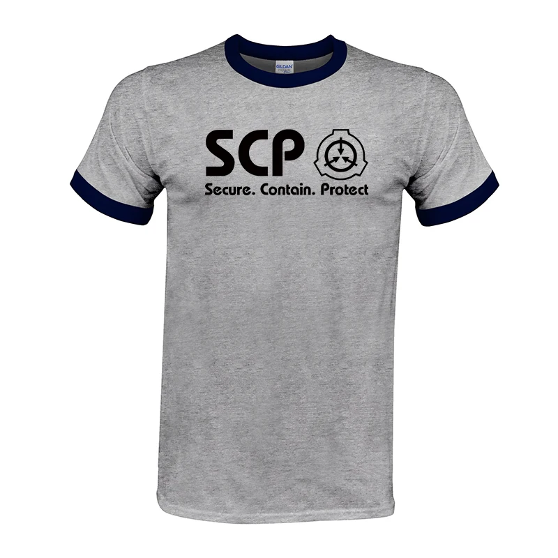 2019 эксклюзивная футболка унисекс из аниме SCP с специальным контролем