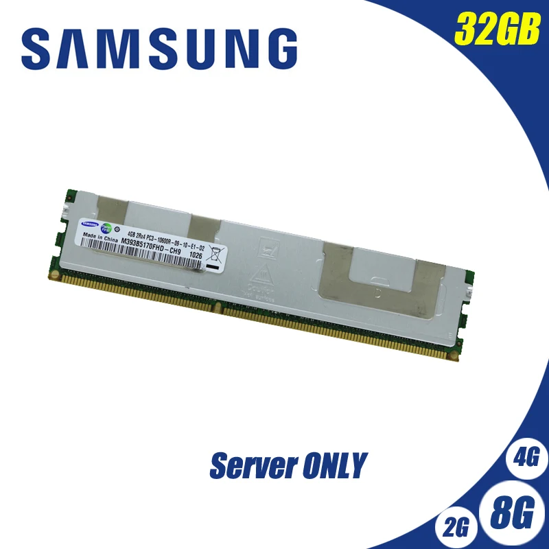 

samsung Server memory radiator 4GB 8GB 16GB 32GB DDR3 PC3 1066Mhz 1333Mhz 1600Mhz 1866Mhz 8G 16G 32g X79 X58 LGA2011 HUANANZHI