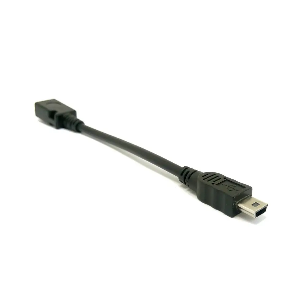 Удлинитель 10 см с micro usb Мама на mini папа 5p|adapter cord|mini maleusb to female |