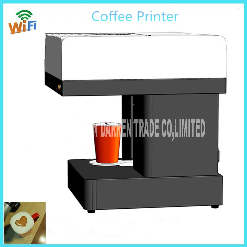 WIFI operated Edible ink printer Art Beverages Coffee Printer coffee