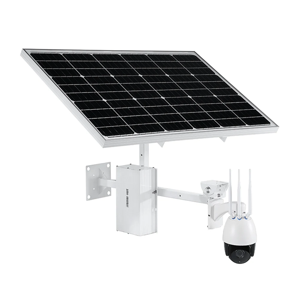

5X Waterproof IP66 1080P 3G/4G WiFi IP Camera Solar Panel Power Surveillance PTZ With UPS Battery Remote Control By Mobile APP