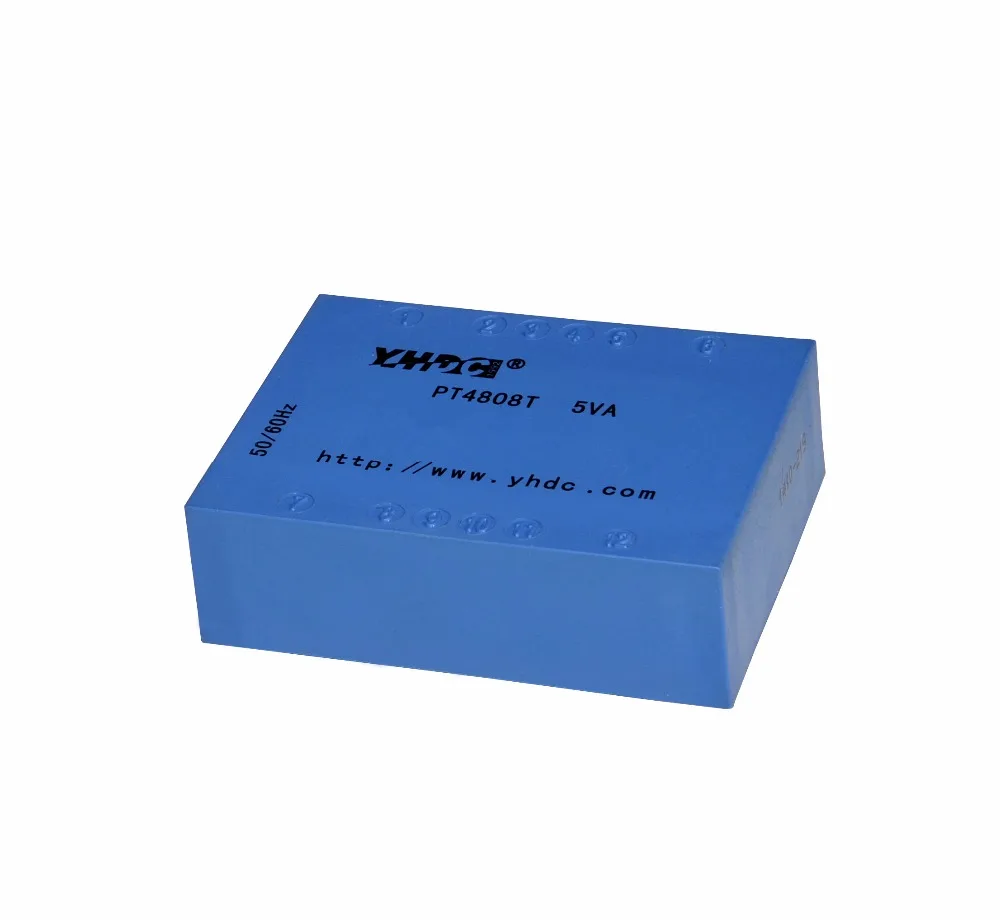 YHDC PT4808T 5VA/2*115 V/2*9 V плоский тип три скелета трансформатор герметичный силовой |