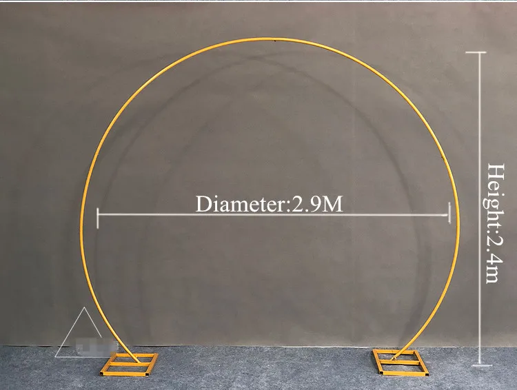 Свадебный реквизит сценический фон из кованого железа рамка искусственный цветок украшение круглые арки Свадьба организовать большое событие шоу