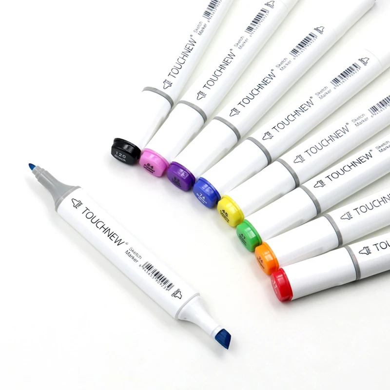 1 шт. TOUCHNEW marker цветной набор маркеров для живописи с двойной головкой художника