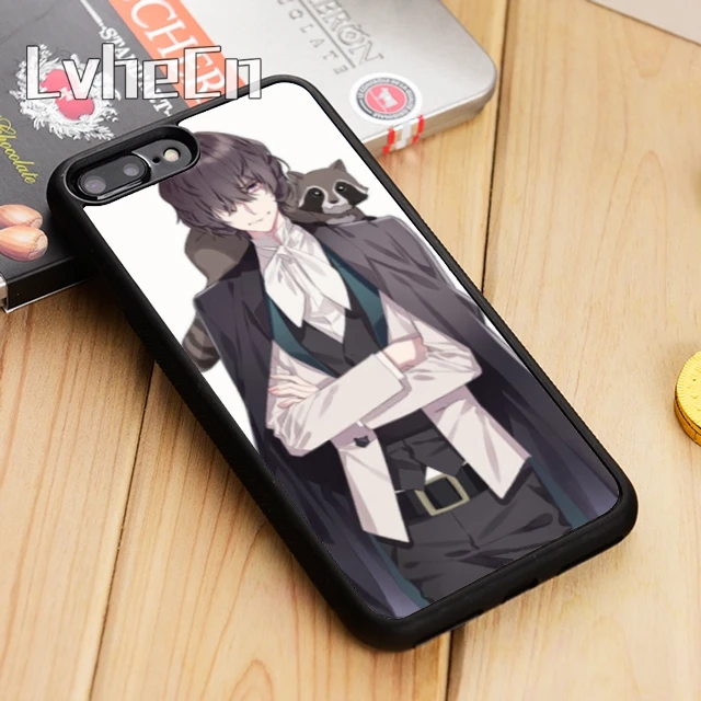 

LvheCn Anime Bungou Stray Dogs Phone Case Cover For iPhone 5 5s SE 5C 6 6s 7 8 X Samsung Galaxy S5 S6 S7 edge S8 S9 plus note 8