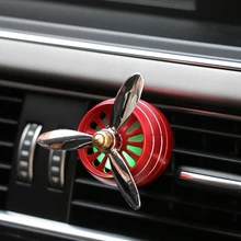 Освежитель воздуха для автомобиля, светодиодный ароматизатор, мини Кондиционер, на вентиляционное отверстие, парфюмерный зажим, свежий ароматерапия, ароматизатор, сплав, авто
