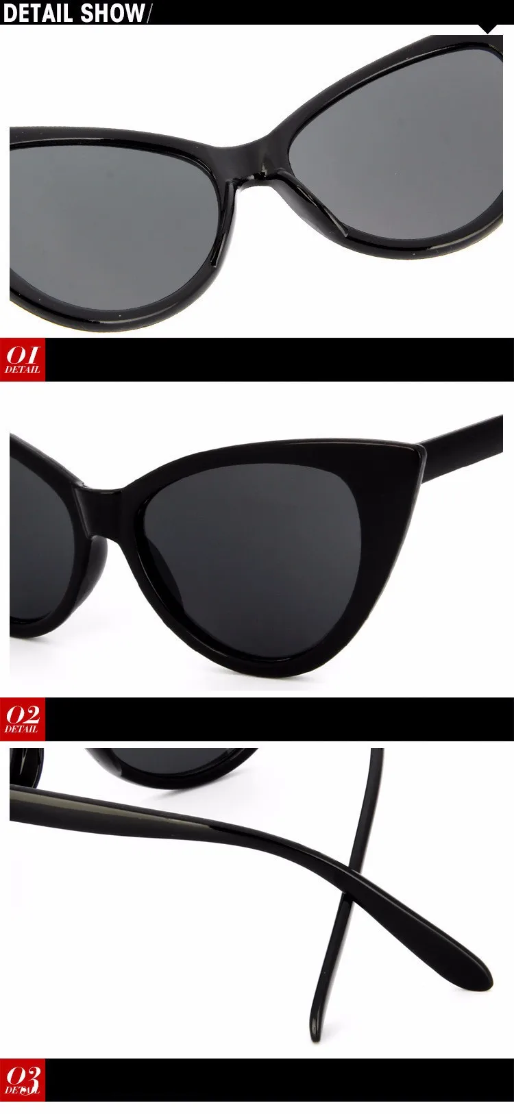 2017 Fashion Cat Eye Sunglasses Women Brand Designer Vintage Sun Glasses Female Ladies Sunglass Oculos De Sol Feminino Eyewear (17)