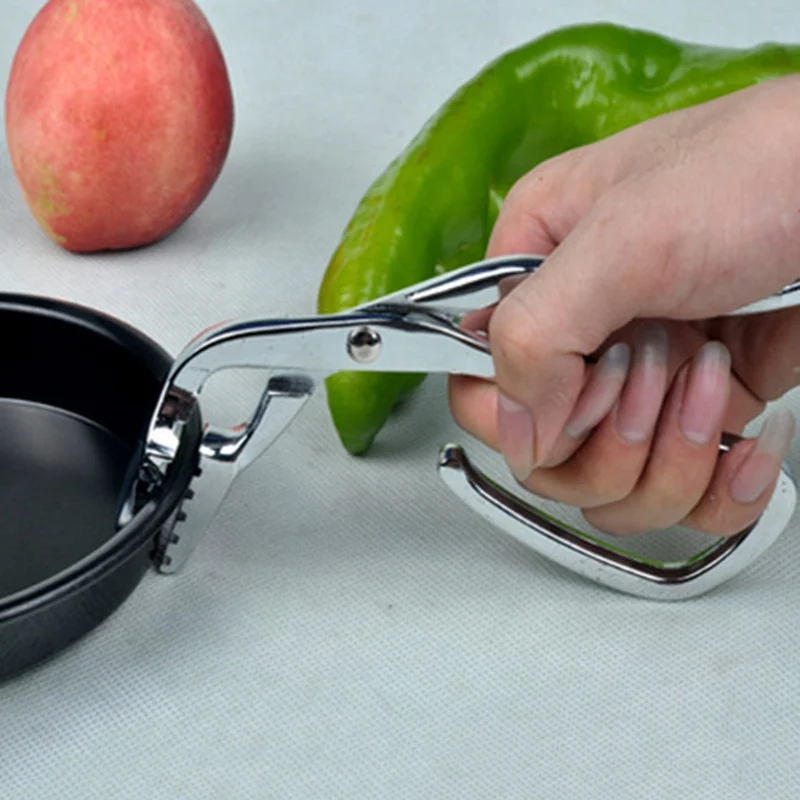 Zinc Alloy Buffet Salad Bread Food Pliers Pot Pizza Kitchen Plier Food