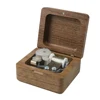 Sinzyo Handmade Wooden Castle in the Sky Music Box Wood Carved Mechanism Musical Box Gift For Christmas Valentine's day 5