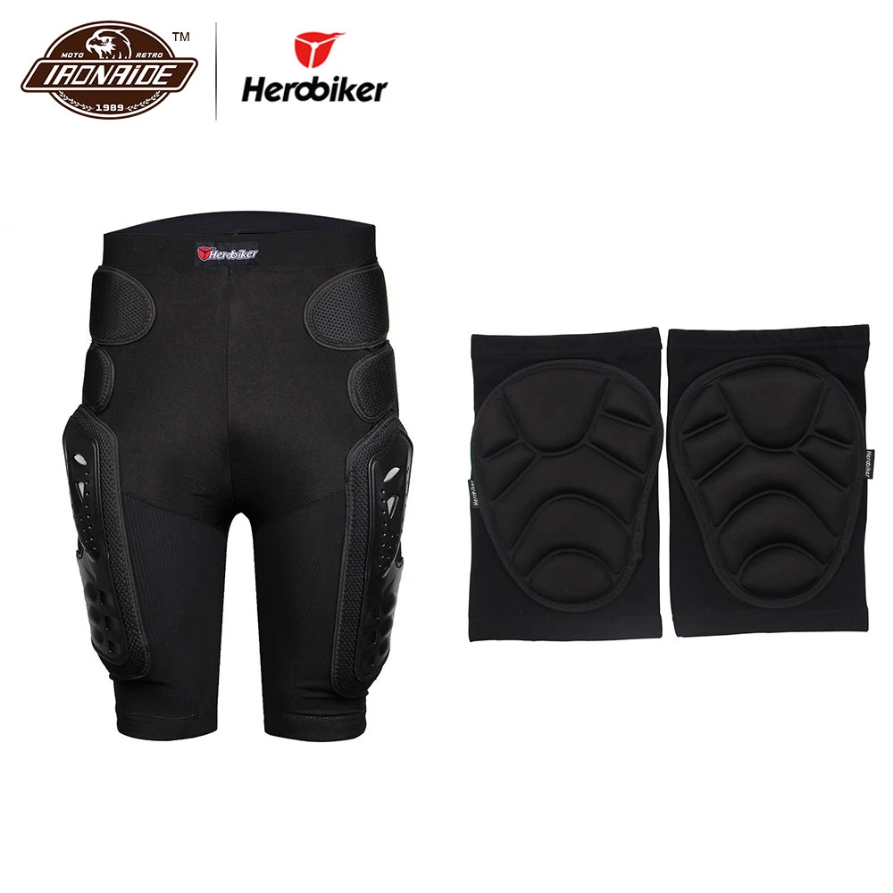 

Herobiker Motorcycle Shorts Hip Protector Motorcycle Armor Pants Motocross Protection Riding Racing Equipment Gear & Knee Guards