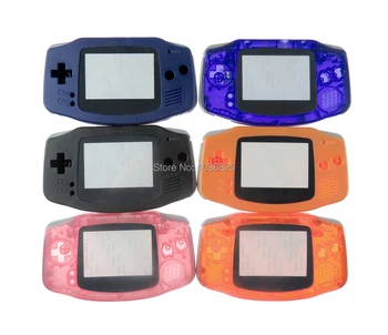 

6 colors Full Game Case Plastic housing Shell Cover for GBA console