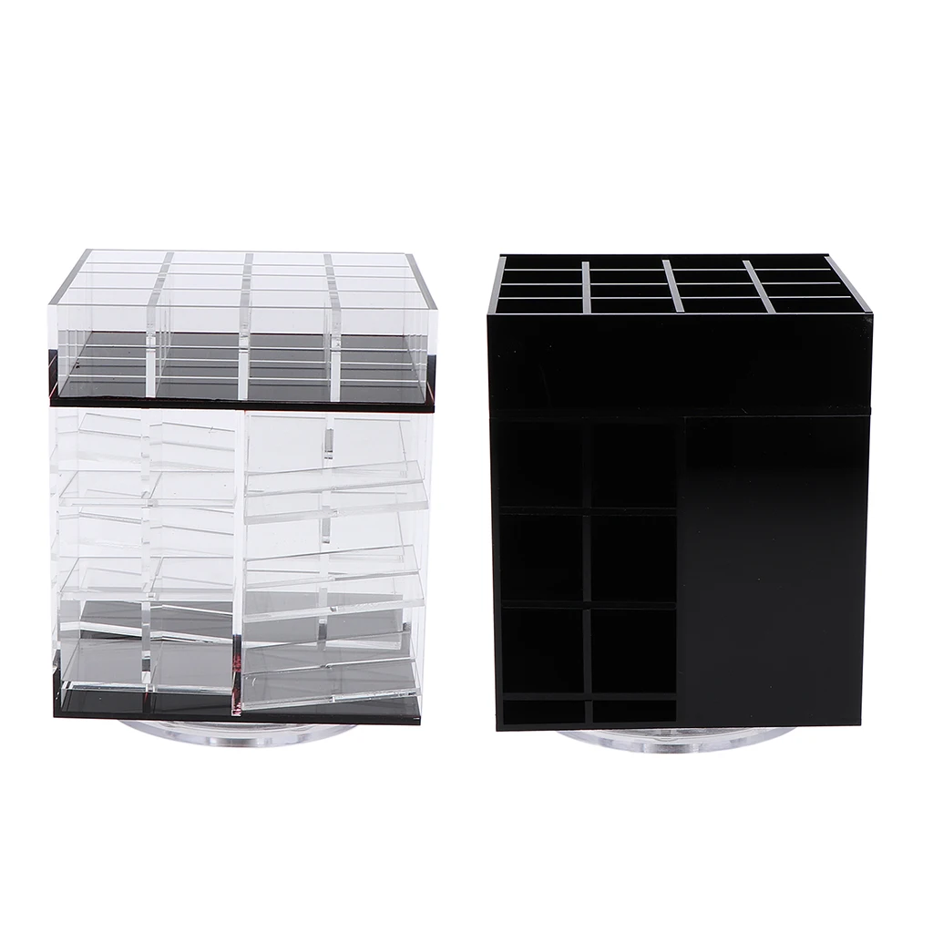Chic Tower Lipstick Set Organizer Alotpower Acrylic Lip Balm Storage Case 40 Lip Stick Holder Space Wonderful Gift
