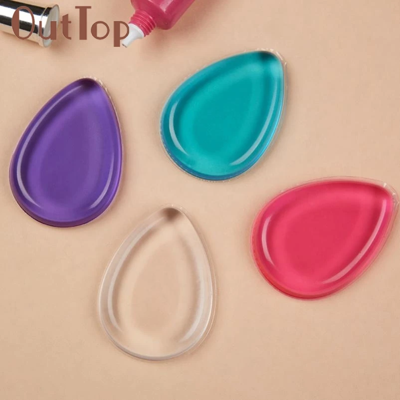 2017 Popular Hot Blender Silicone Sponge Makeup Puff For Liquid Foundation BB Cream Beauty Essentials JAN17