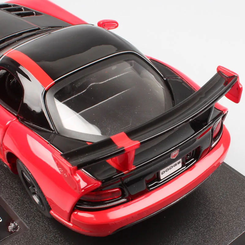 Детские 1:24 Масштаб BBurago Dodge Viper SRT 10 ACR красный Дорожный гонщик супер автомобиль спортивный литье под давлением модель миниатюрный автомобиль игрушка для детей