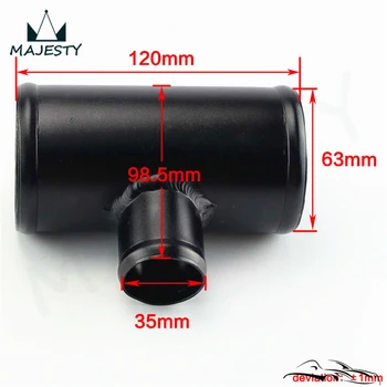 

2.5" T-Pipe Aluminum Pipe 63mm To 63mm T Piece Shape Tube Pipe for 35mm OD