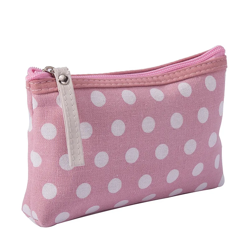 Женская клетчатая косметичка для путешествий, сумка для макияжа, женская сумочка на молнии, маленькая косметичка, косметичка, органайзер для путешествий - Цвет: Pink