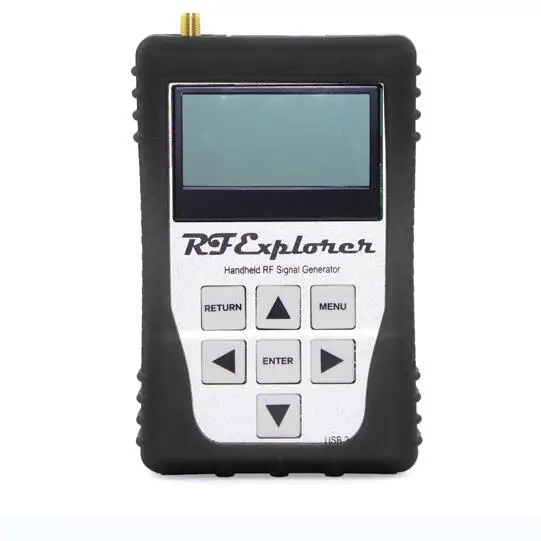 RF Explorer WSUB1G+ портативный анализатор спектра Частотный диапазон 50 кГц-960 МГц, покрывающий НЧ, СЧ, ВЧ, УКВ и УВЧ черный резиновый Чехол