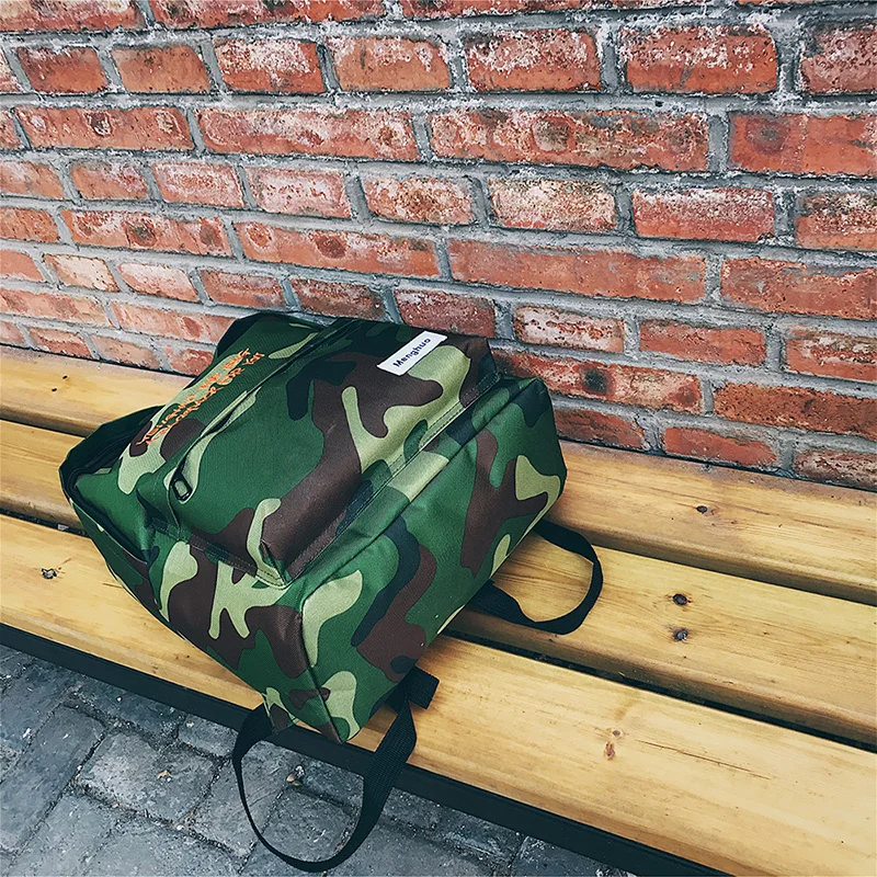 Menghuo New 2017 Camouflage Women Men Canvas Backpack Female Teenage Girl School Bag Boy Cool Laptop Male Travel Bagpack Mochila (58)