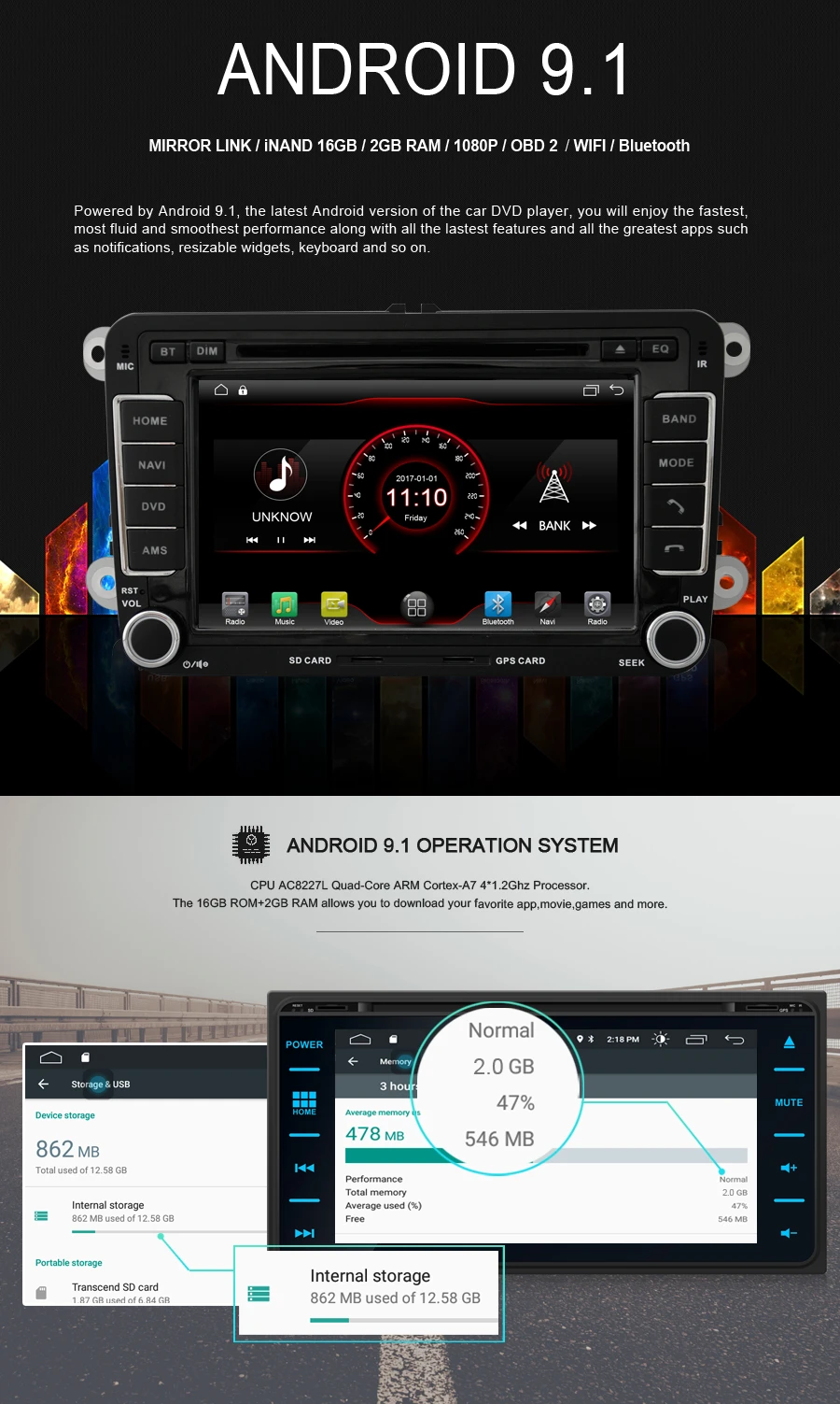 Sale AVGOTOP Android 9 Wince Car Radio DVD Player For SUZUKI CIAZ ALIVIO 2G 16G Vehicle Multimedia 6