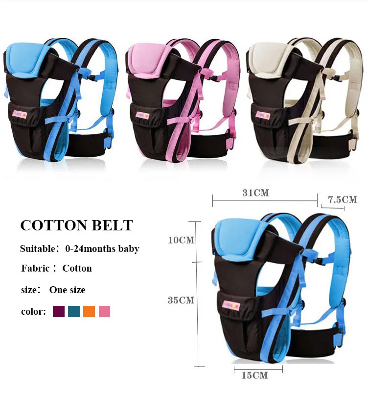 4 в 1 воздухопроницаемая переноска для ребенка, Удобный слинг-рюкзак, сумка-кенгуру для ребенка, многофункциональное приспособление для переноски