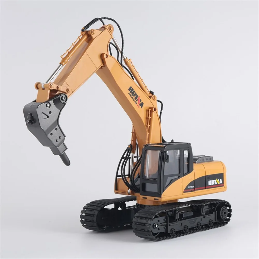 HUina 560/1560 RC Broken Drilling Construction Engineering Truck Machine 1/12 Alloy Remote Control Vehcle Boys Gift