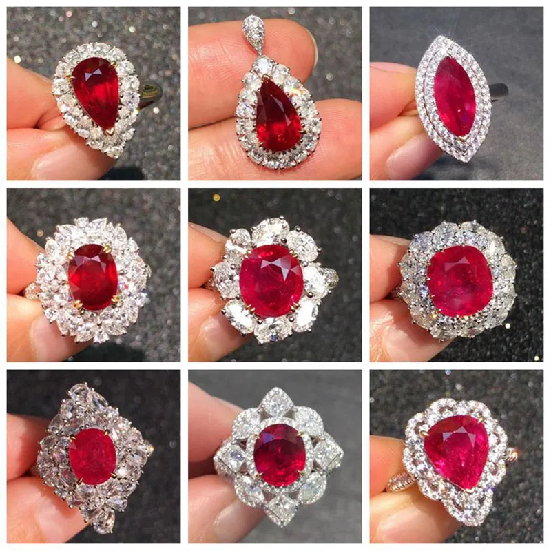 

We have a lot of styles Customized colour jewel 18K 750 White Gold CU-002
