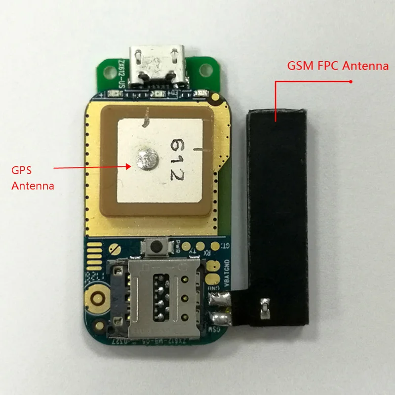 Topin ZX612 MT6261+ U-blox7020 gps модуль трекера GSM PCB локатор система SOS диктофон Android iOS приложение бесплатное использование 100 шт./лот - Цвет: ZX612 PCBA