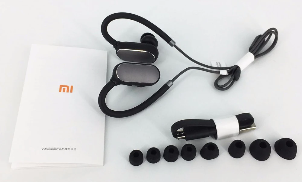 Оригинальные Xiaomi mi спортивные bluetooth-наушники, Xiao mi Беспроводные Bluetooth 4,1 музыкальные спортивные наушники с mi c