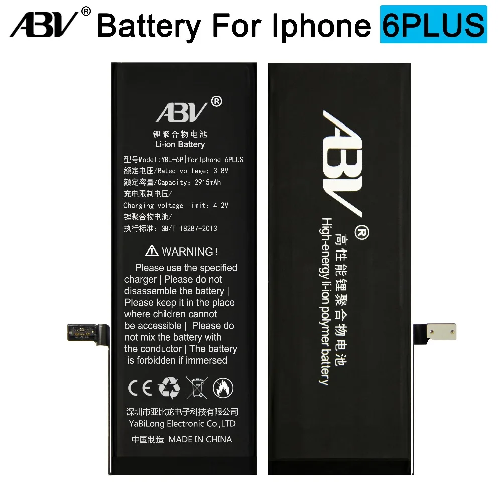 

Original ABV Zero-Cycle Full Capacity bateria ip6p battery for iPhone 6 plus 6plus battery 6 plus