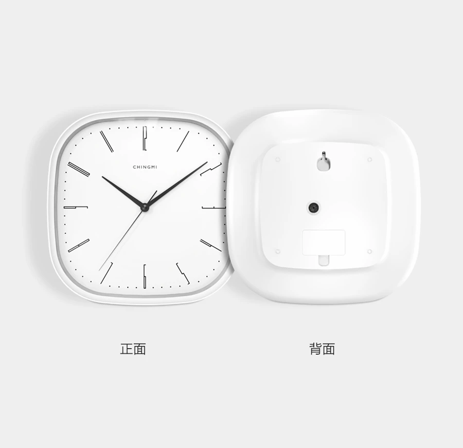 Настенные часы Xiaomi Youpin Mijia простые Стильные беззвучные Подвесные модные круглые