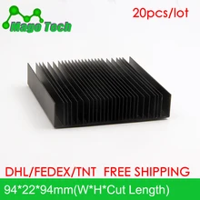 Светодиодный алюминиевый радиатор в виде пластины растут свет радиатор охлаждение Охладитель Fit транзистор IC теплопроводность светодиодный радиатор Электроника