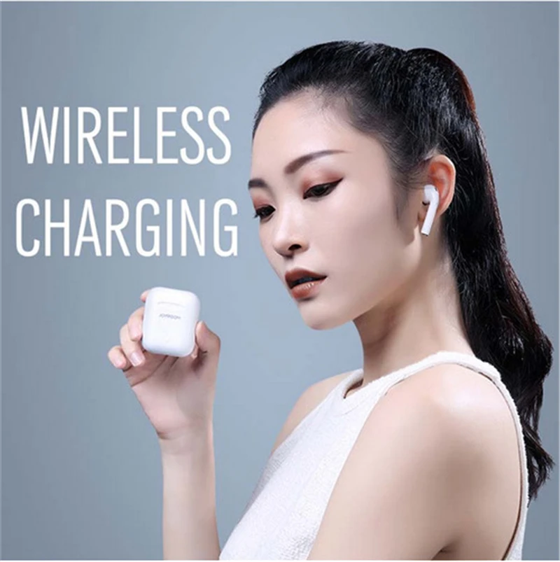 

JoyRoom Original Bluetooth Mini in-Ear Wireless Earphons Sports Headset Earbuds with Wireless Charging Box Easily Pairing