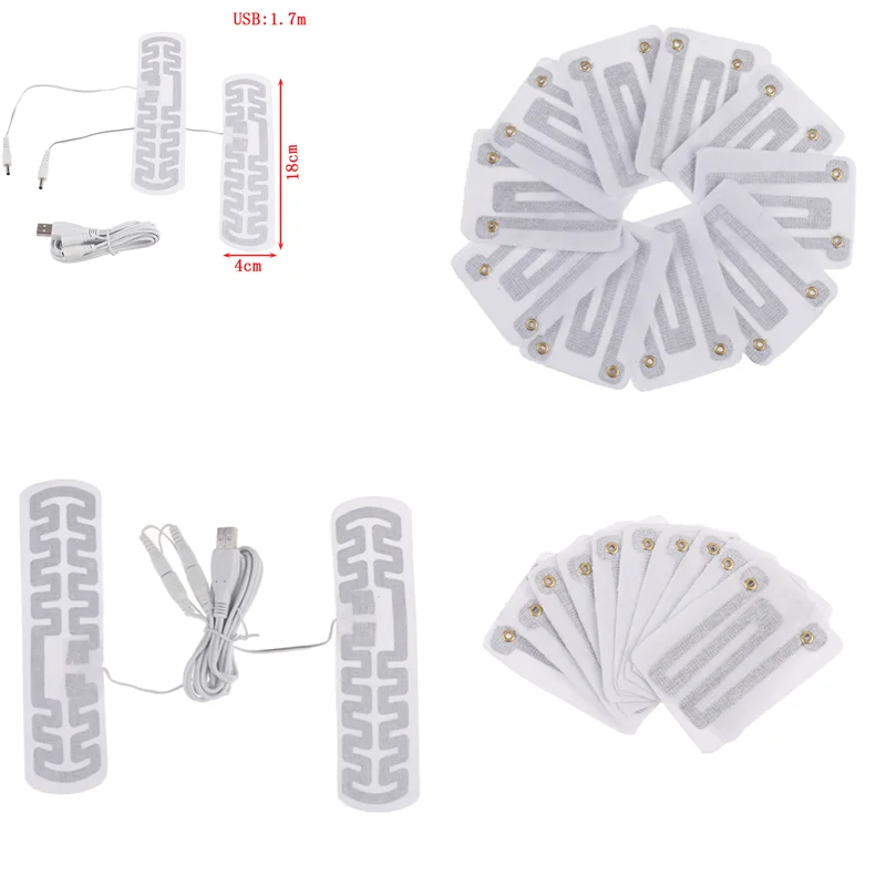 4x18 см 5 в USB перчатки с подогревом коврик luva calefaccion guantes Электрические нагреватель