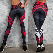Women Running Tights Printed Leggings Tights Skinny Pants Female Running Jogging Fitness Workout Athletic Yoga Pants Trousers