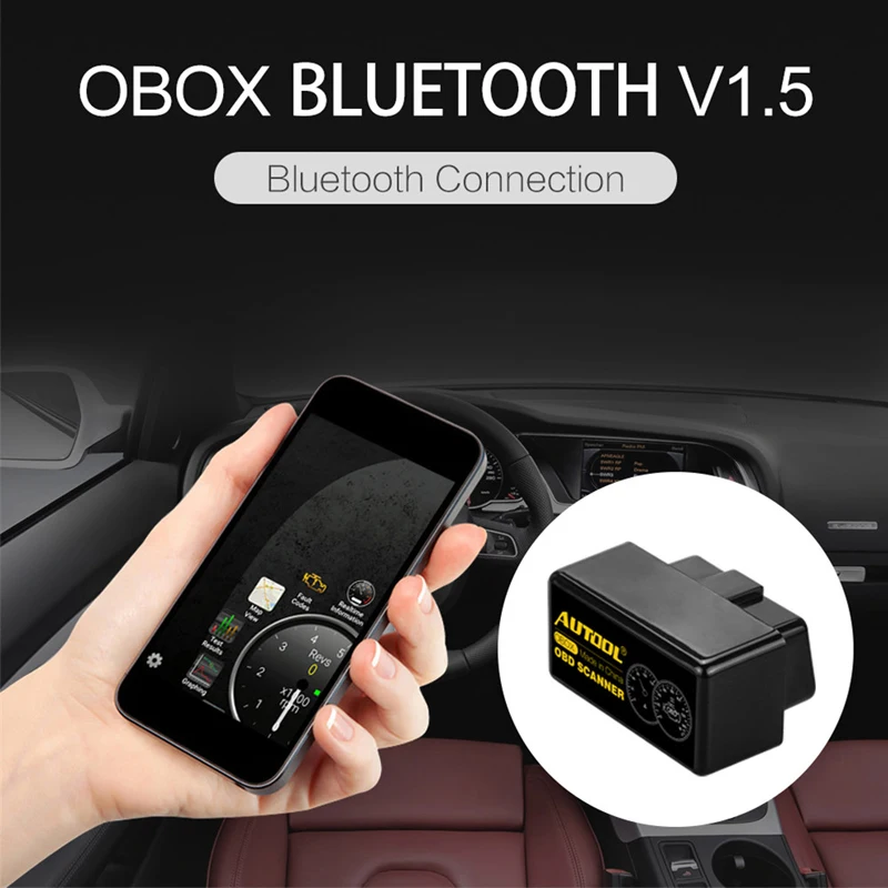 AUTOOL OBOX OBD2 ELM327 V1.5 WIFI Автомобильный сканер ELM 327 OBD 2 II автомобильный диагностический