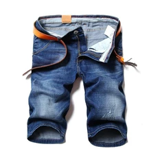 Высокое качество джинсовые короткие брюки Для Мужчин's Рубашки домашние джинсы ковбойские Лето Жан легкий Рубашки домашние мужские Костюмы