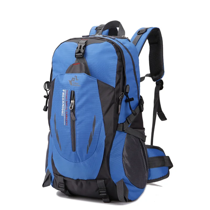 Походный рюкзак для спорта на открытом воздухе, рюкзак для путешествий, сумка для велоспорта для мужчин и женщин, походный рюкзак для верховой езды, альпинизма, водонепроницаемый 40л, 8 цветов - Цвет: Синий цвет