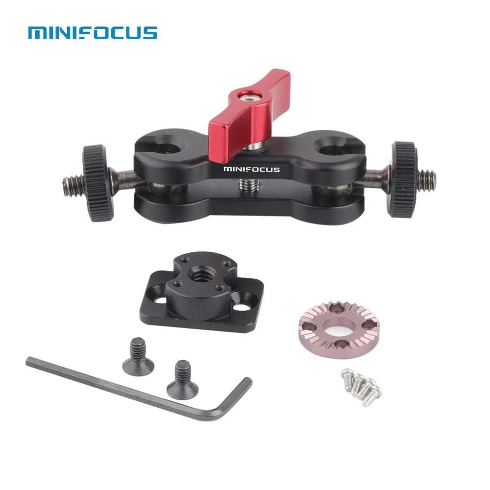 

Ronin Rosette Mount Adapter with 1/4'' Mini Magic Arm Double Ballheads for DJI Ronin S Monitor Microphone LED Video Light Mount