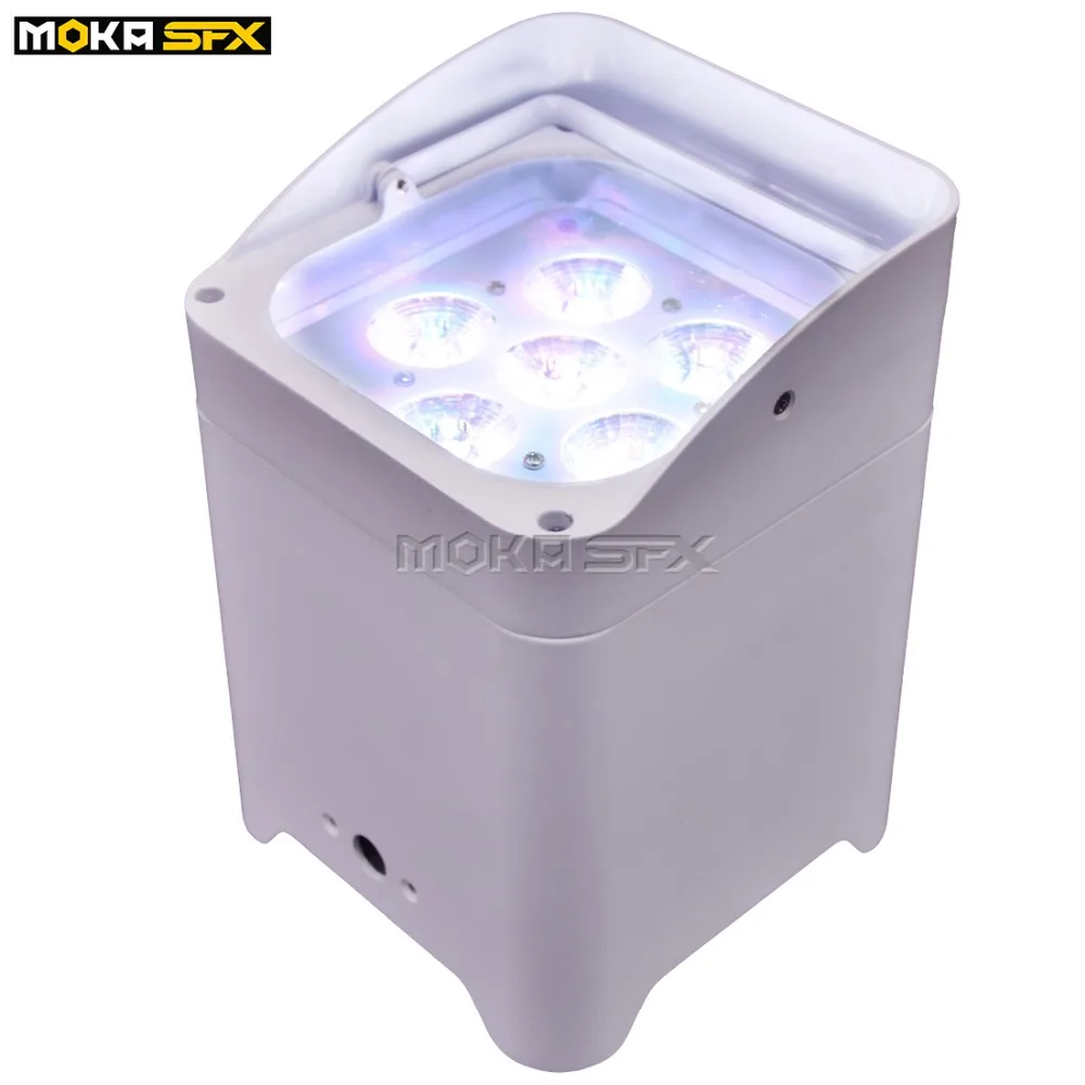 

LED Battery Par Light 6IN1 Led Stage Can Lights DMX&IRC&Wifi Phone App Control China Led Par Light For Christmas Holiday Show