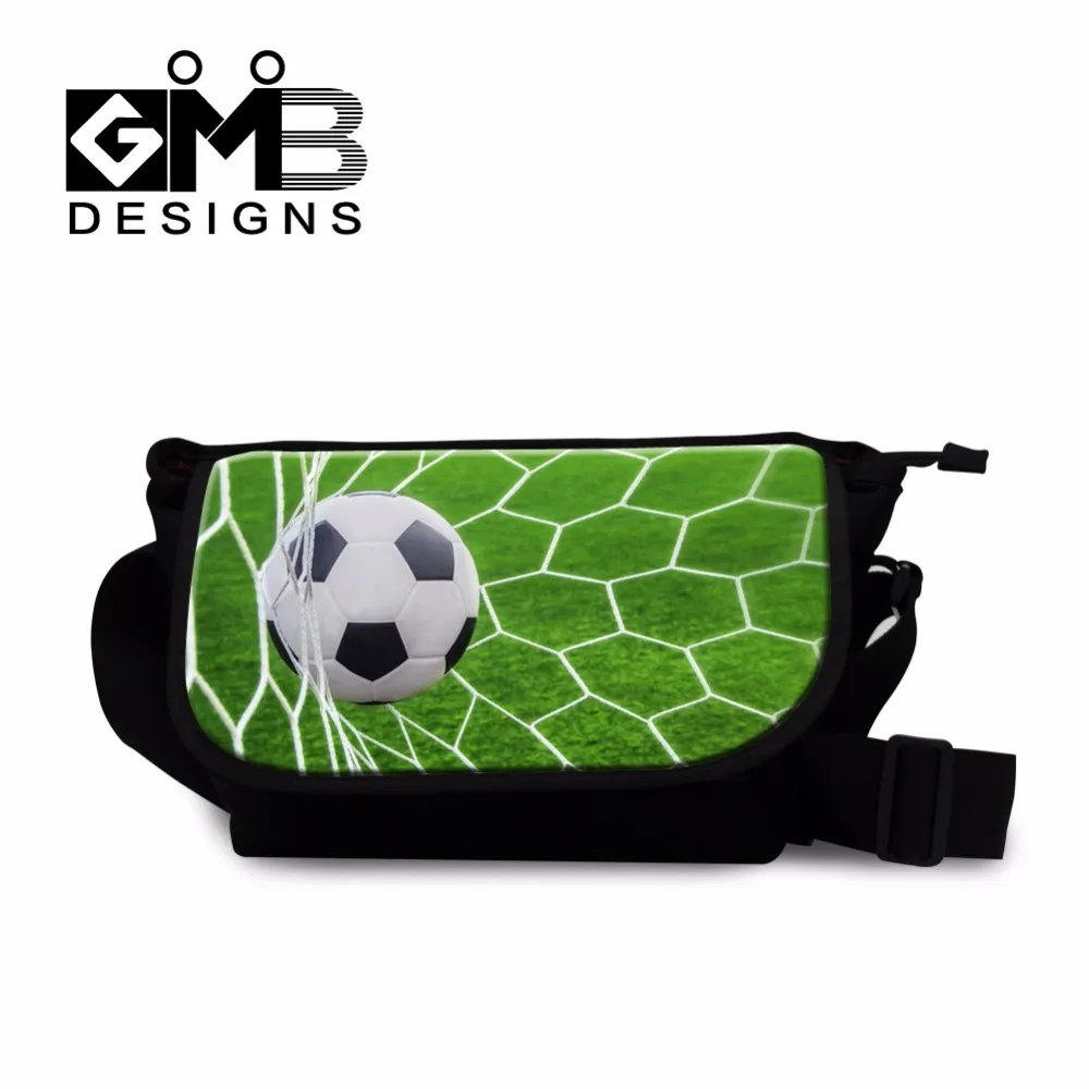 Ball Printing shoulder messenger bags for teen boys Children Canvas