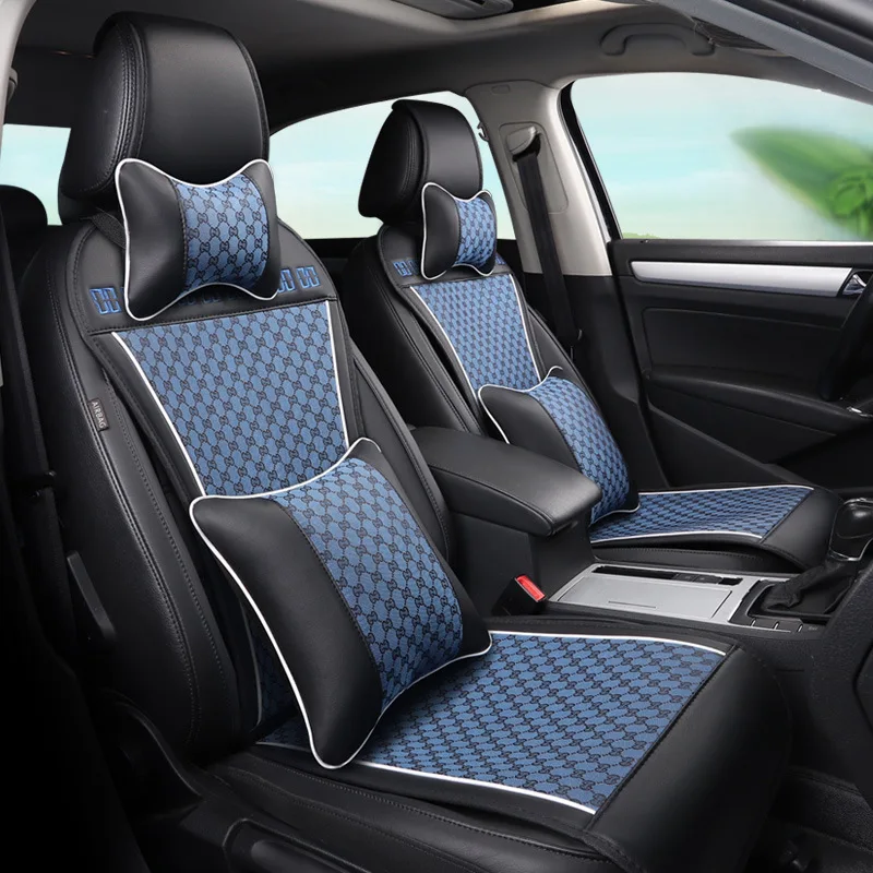 Модный кожаный чехол для сиденья автомобиля Универсальный Decoracion Para Coches Asientos великолепные автомобильные аксессуары